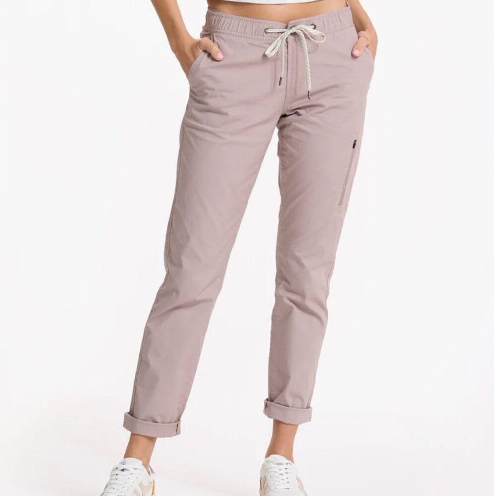 VUORI Women's Ripstop Mid Rise Slim Fit Hiking Pant Color Umber Size Medium